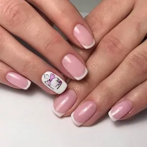 бежов маникюр