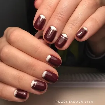 бордо нокти 2019