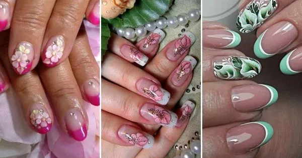 цвят френски маникюр