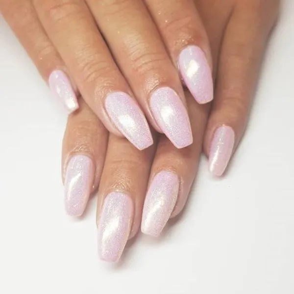 форма на нокти балерина