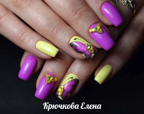 пеперуден маникюр