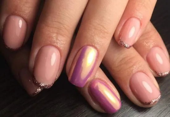 бежов маникюр