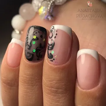 дизайн на ноктите с шарки