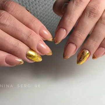 златен маникюр