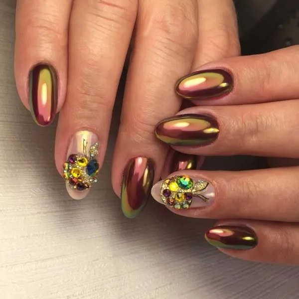 бял маникюр
