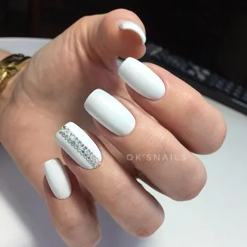 бял гел лак