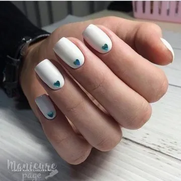 бял маникюр 2019-2020 бял маникюр