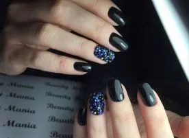 черен гел лак