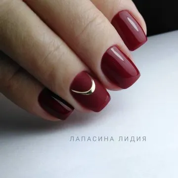 нокти бордо