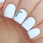 маникюр черно и бяло
