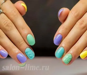 бял маникюр