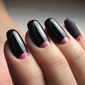 блясък дизайн на ноктите