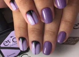 лавандулов маникюр