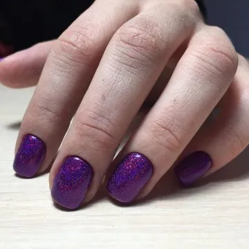 лилав гел лак