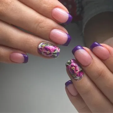 лилав гел лак