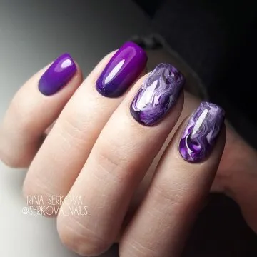 лилав гел лак