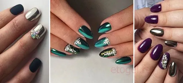 блестящ маникюр