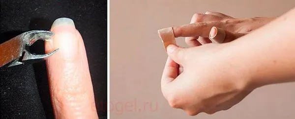 нарязан маникюр