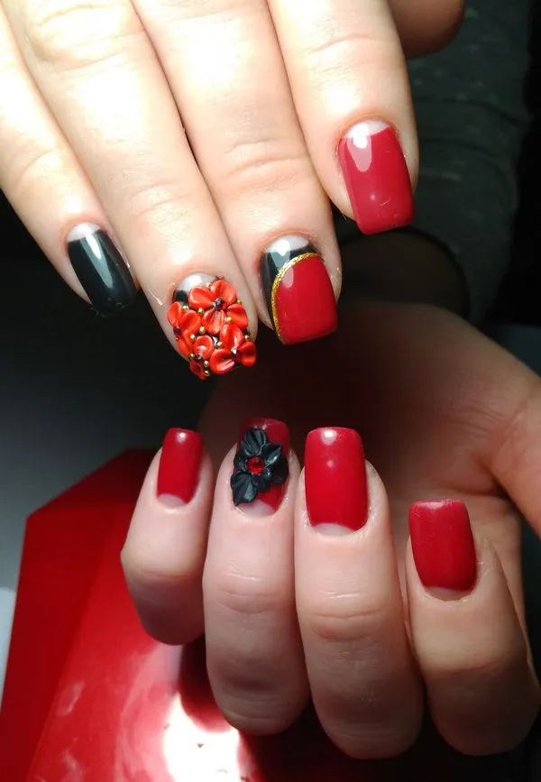 бял маникюр