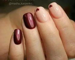 маникюр зима