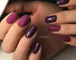 маникюр зима