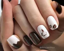 маникюр зима