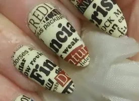 бял маникюр