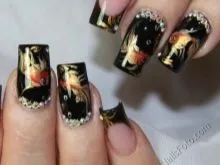 златен маникюр