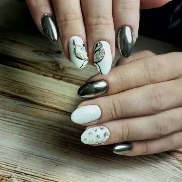 бели нокти