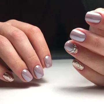маникюр за къси нокти 2019
