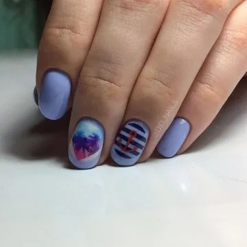 морски маникюр 2019