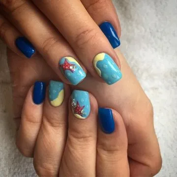 морски маникюр 2019