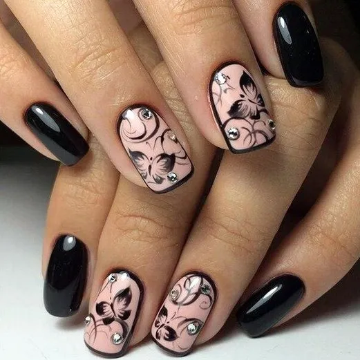 маникюр зима