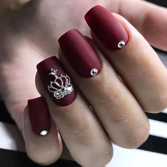 маникюр зима
