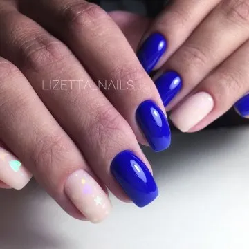 сини нокти снимка 2019