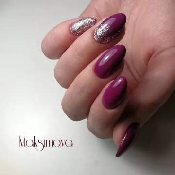 маникюр със сребро
