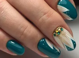 зелен гел лак
