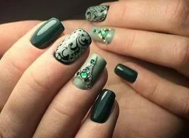 зелен гел лак