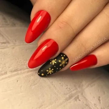 маникюр зима 2019 снимка