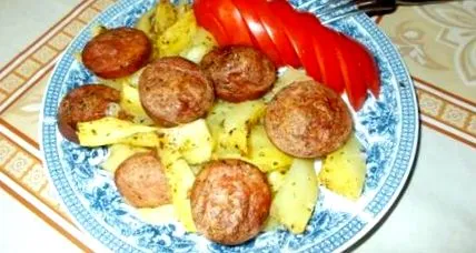 kolbásszal