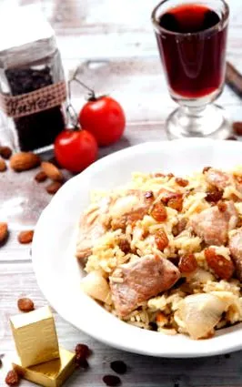 mandulával pilaf