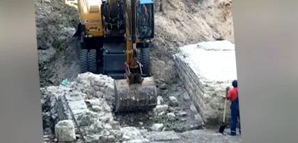 rohanás erődfala