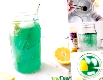spirulinával