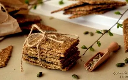 Crackers fajta liszttel meghintett