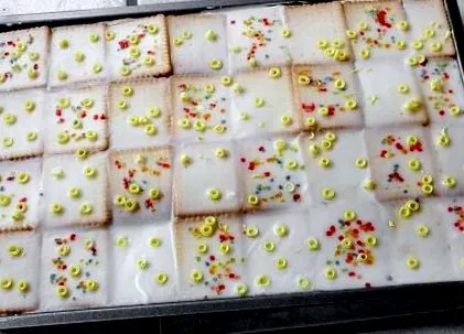 Keksz torta pudinggal