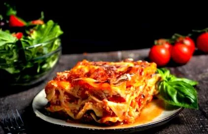 marhahússal lasagna
