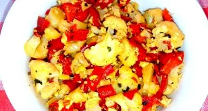 paprika karfiol