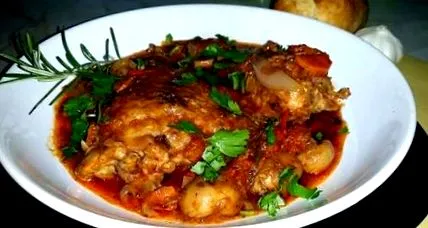 recept Csirke julienne