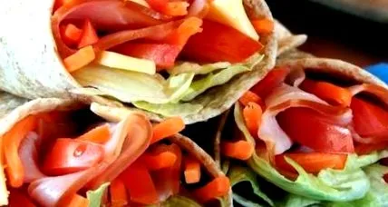 egészséges tortilla