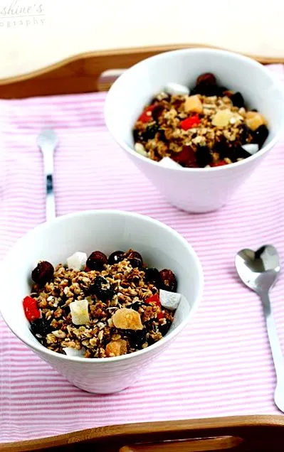 Amikor granola keverje össze